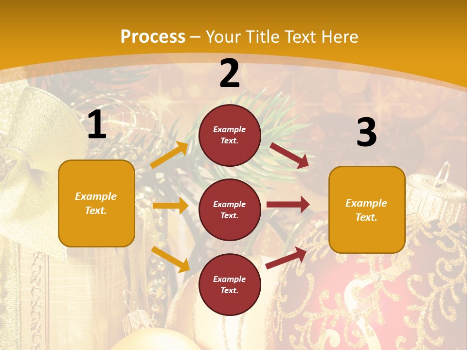 Card Ornament Space PowerPoint Template