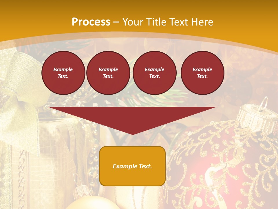 Card Ornament Space PowerPoint Template