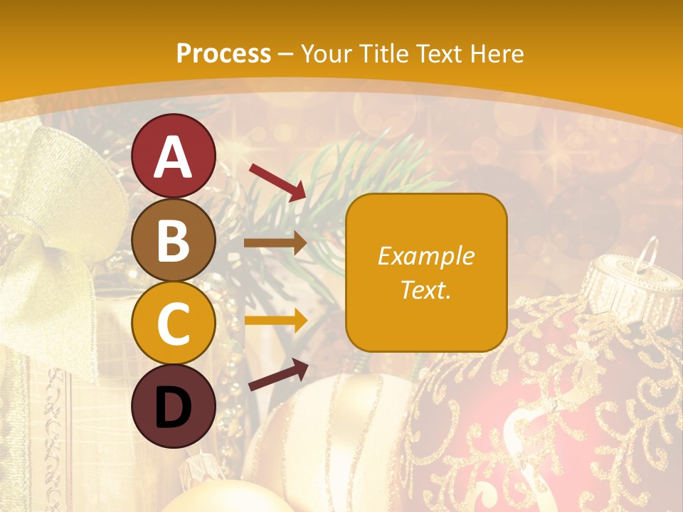 Card Ornament Space PowerPoint Template