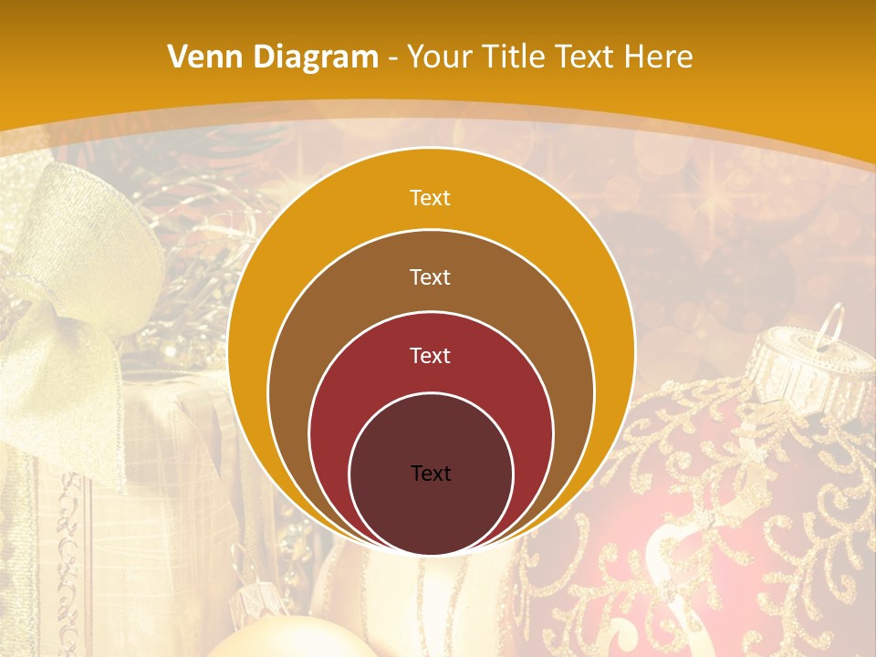 Card Ornament Space PowerPoint Template
