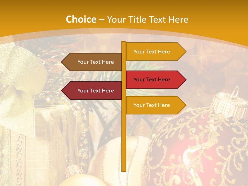 Card Ornament Space PowerPoint Template