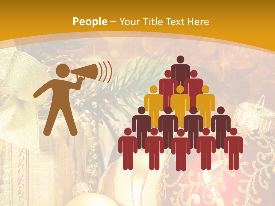 Card Ornament Space PowerPoint Template