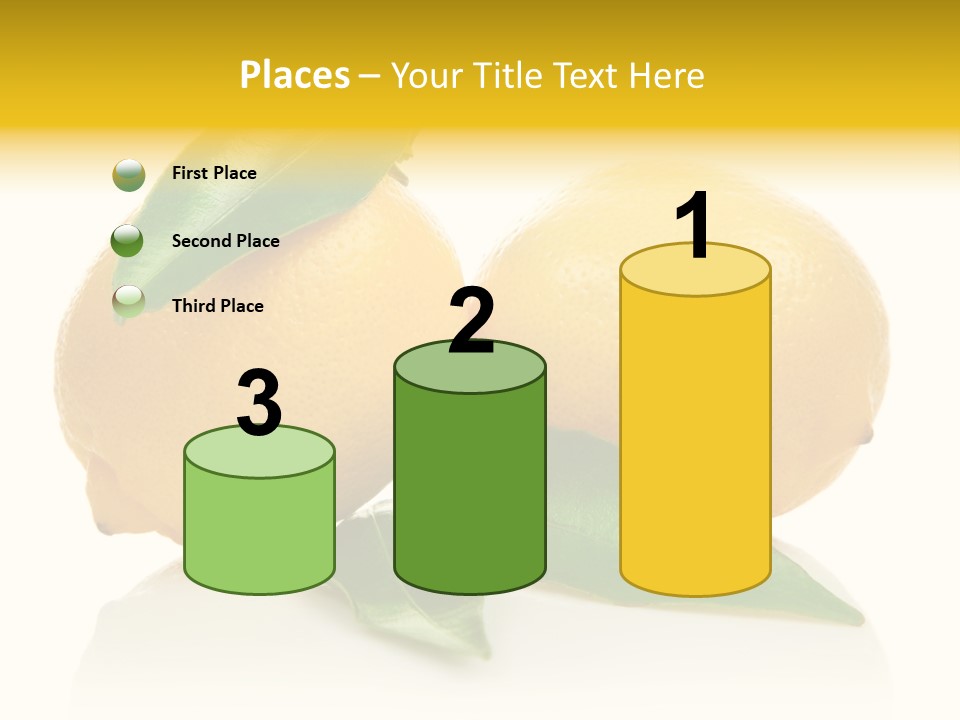 Leaf Yellow Healthy PowerPoint Template