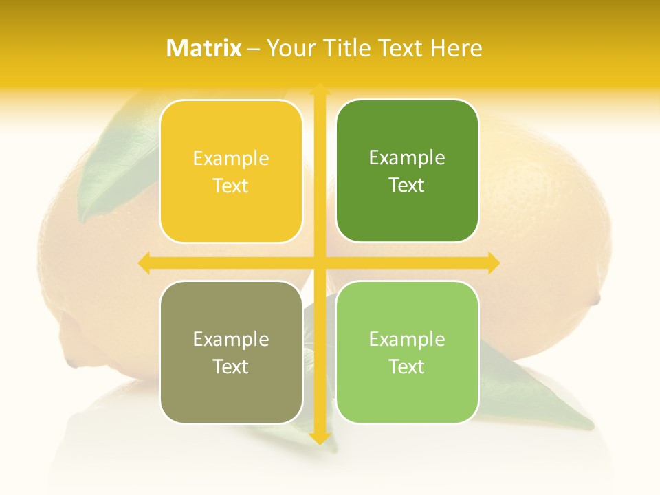 Leaf Yellow Healthy PowerPoint Template