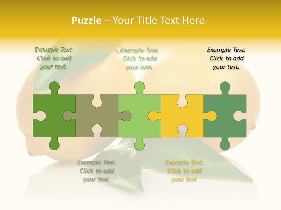 Leaf Yellow Healthy PowerPoint Template