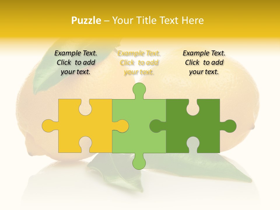 Leaf Yellow Healthy PowerPoint Template