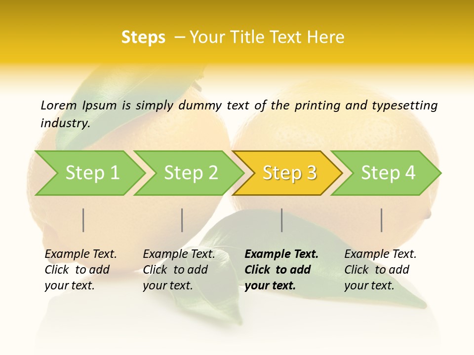 Leaf Yellow Healthy PowerPoint Template