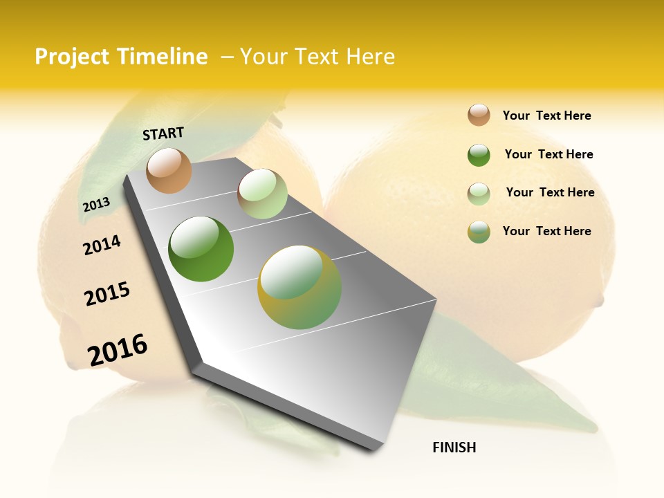 Leaf Yellow Healthy PowerPoint Template