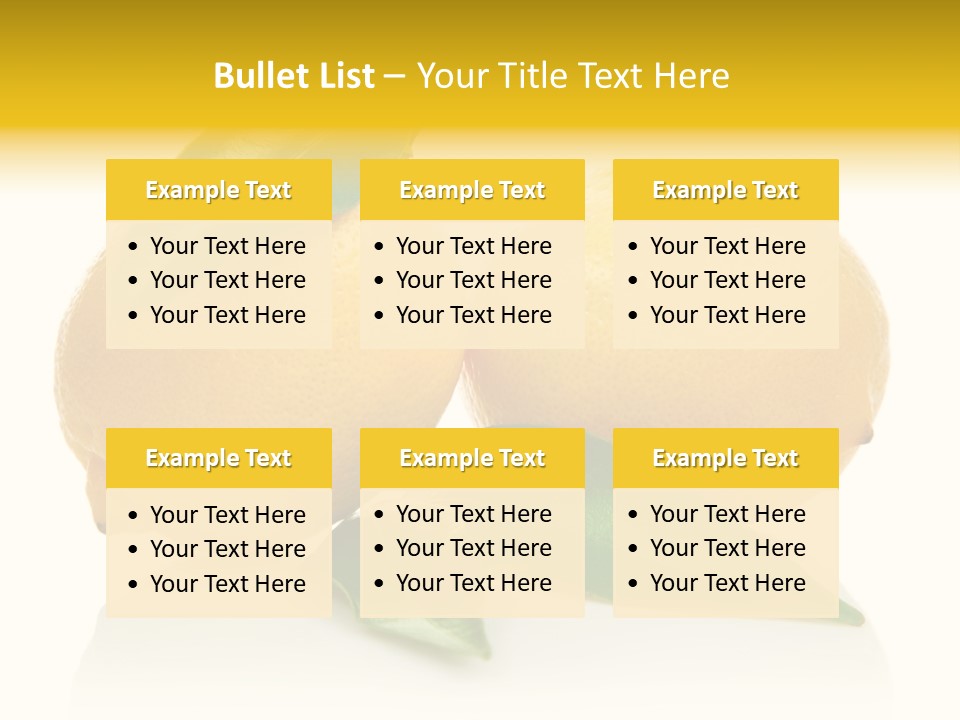 Leaf Yellow Healthy PowerPoint Template
