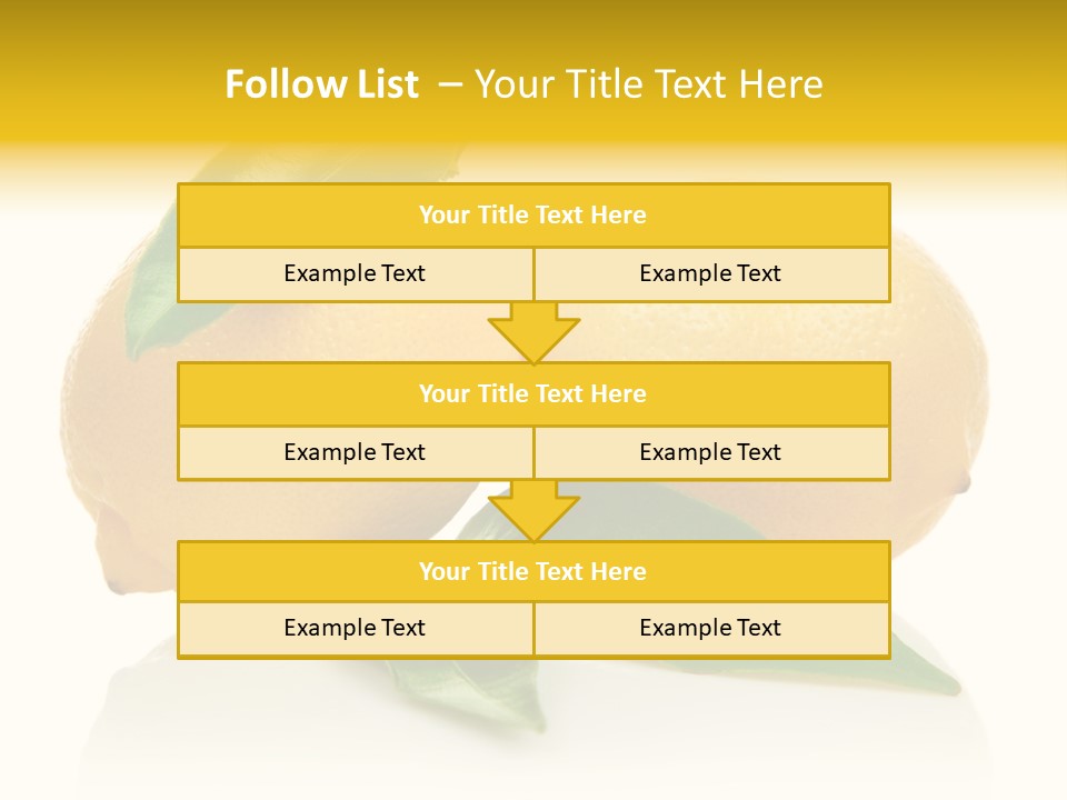 Leaf Yellow Healthy PowerPoint Template