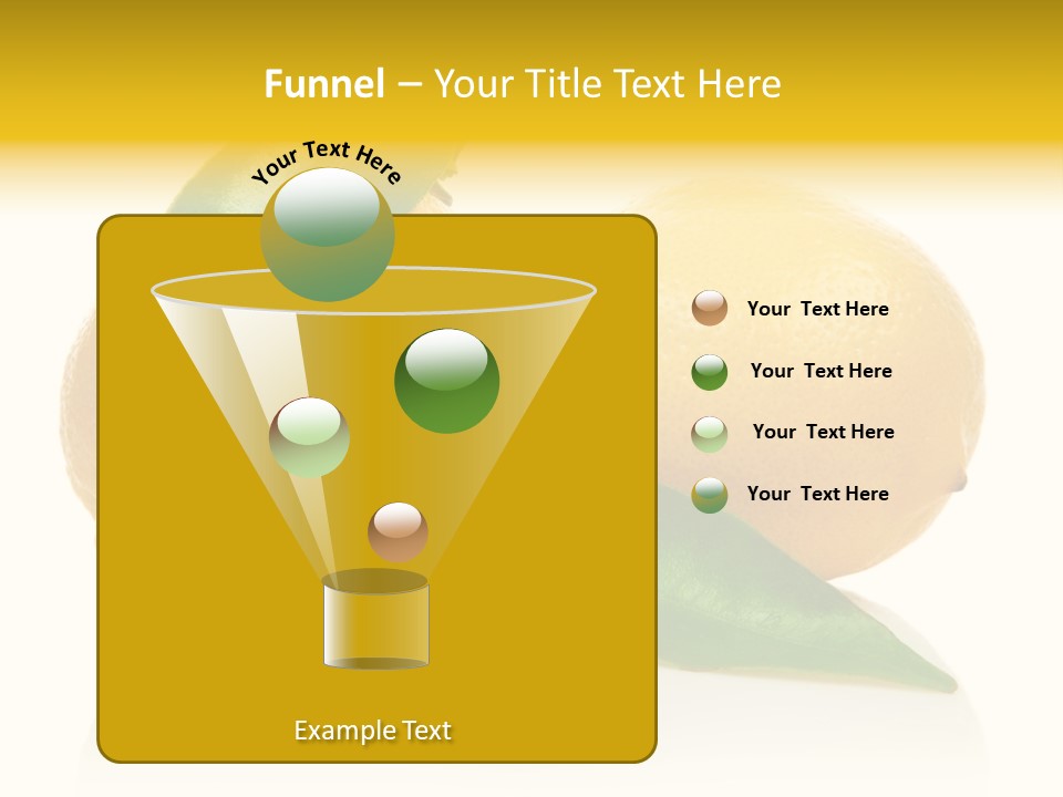 Leaf Yellow Healthy PowerPoint Template