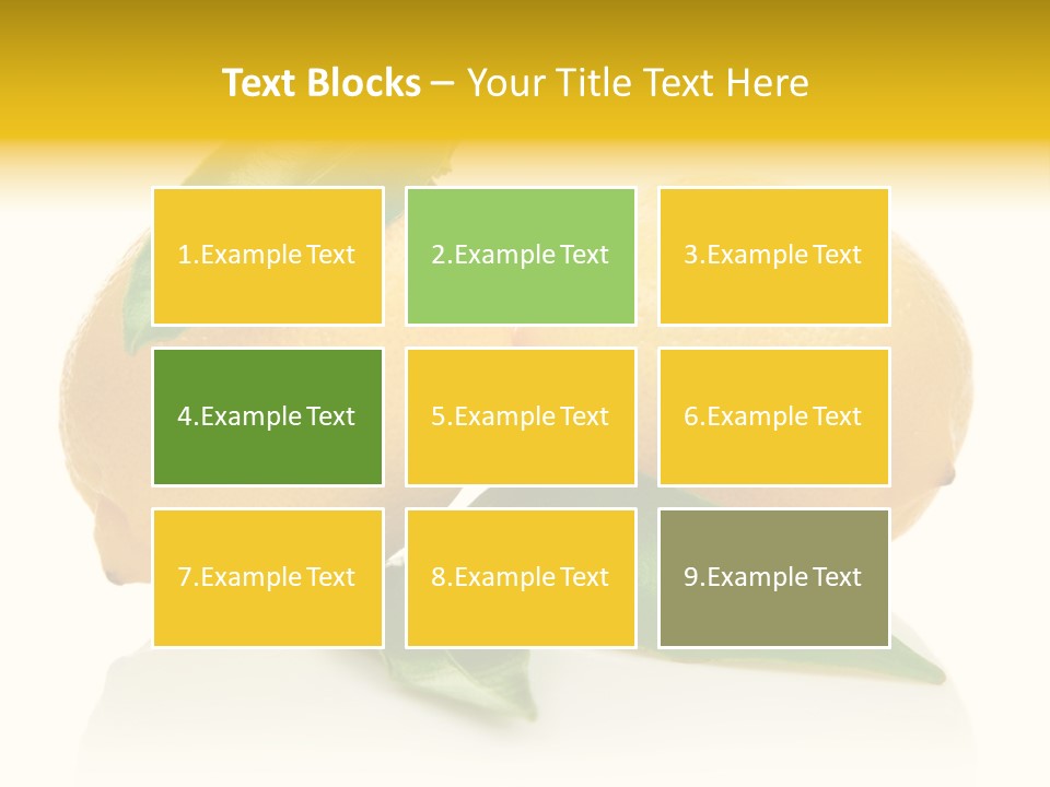 Leaf Yellow Healthy PowerPoint Template
