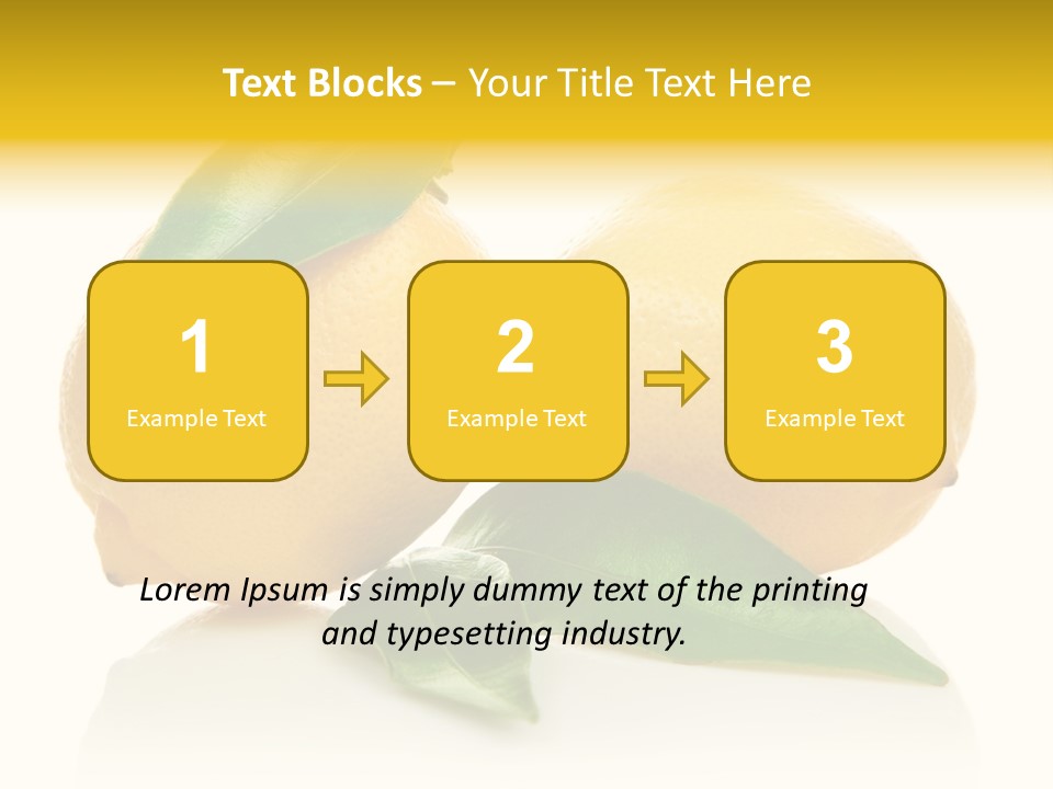Leaf Yellow Healthy PowerPoint Template