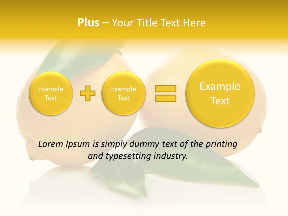 Leaf Yellow Healthy PowerPoint Template