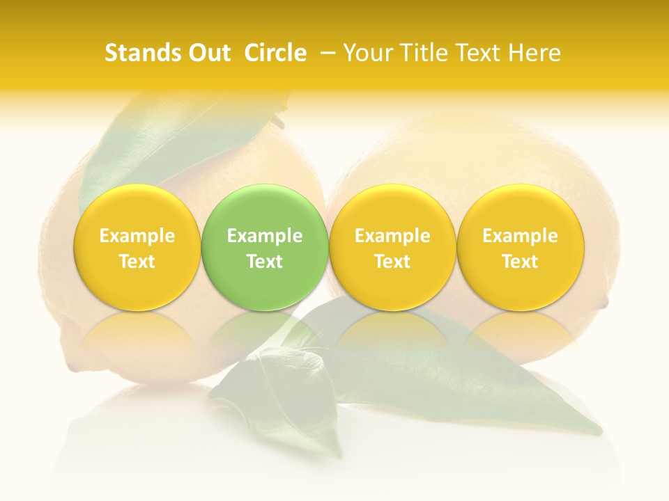 Leaf Yellow Healthy PowerPoint Template