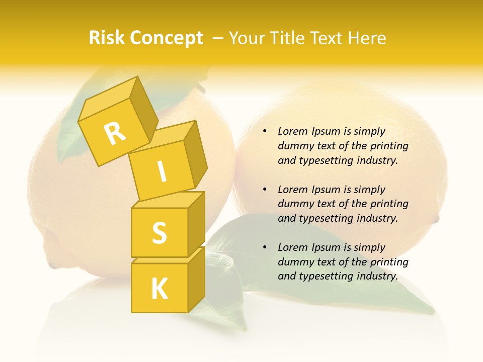 Leaf Yellow Healthy PowerPoint Template