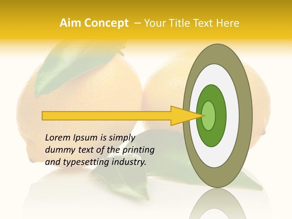 Leaf Yellow Healthy PowerPoint Template
