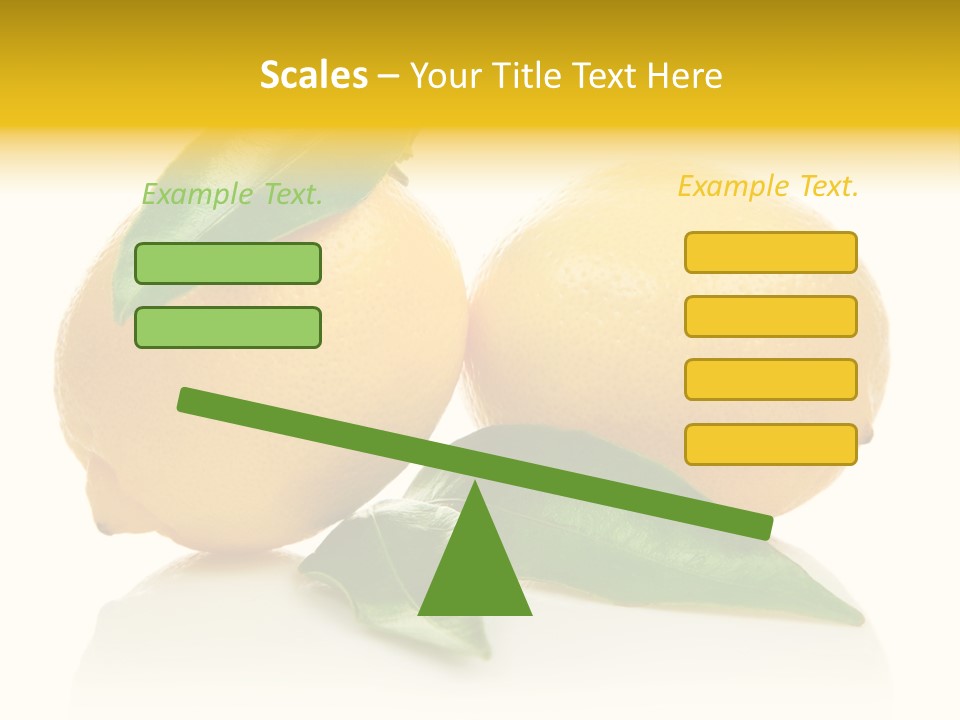 Leaf Yellow Healthy PowerPoint Template