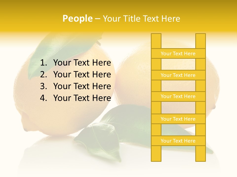 Leaf Yellow Healthy PowerPoint Template