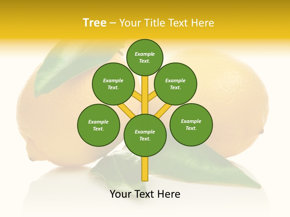 Leaf Yellow Healthy PowerPoint Template