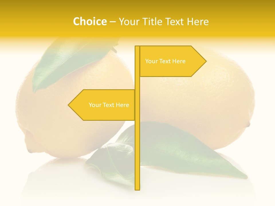 Leaf Yellow Healthy PowerPoint Template
