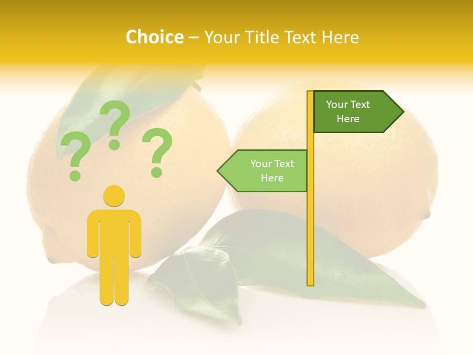 Leaf Yellow Healthy PowerPoint Template
