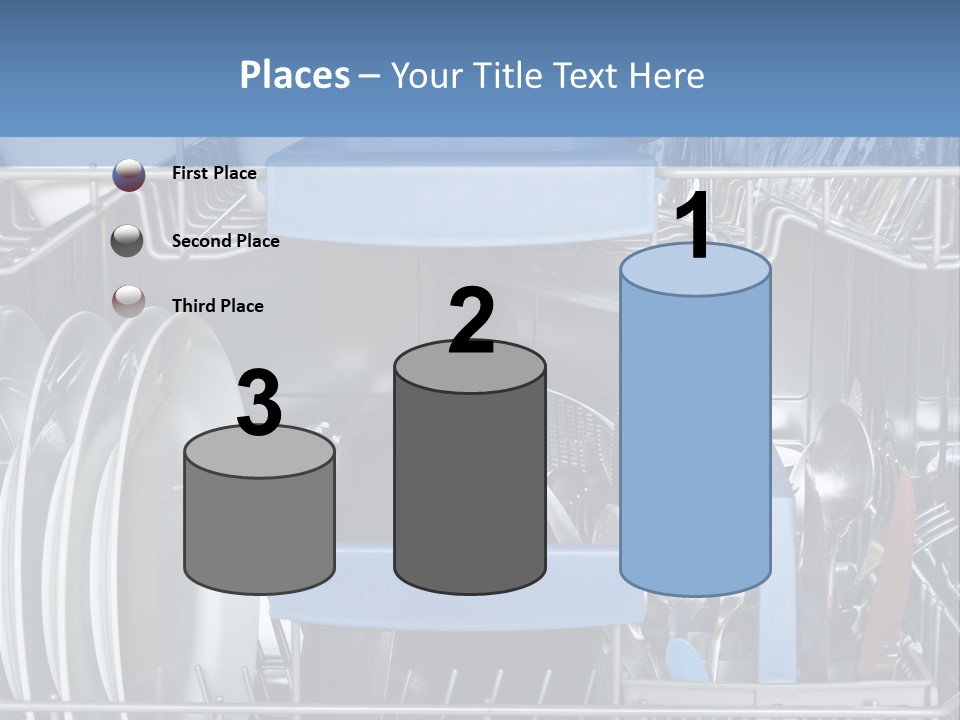 Cups Plates Glasses PowerPoint Template