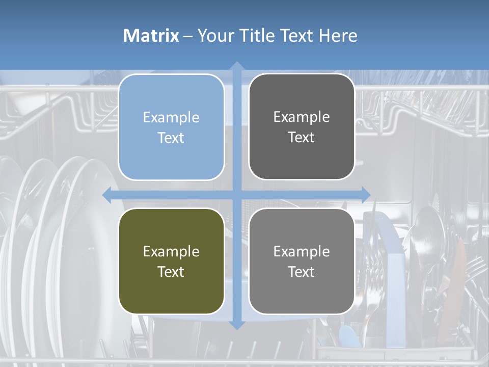 Cups Plates Glasses PowerPoint Template