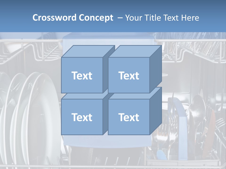 Cups Plates Glasses PowerPoint Template