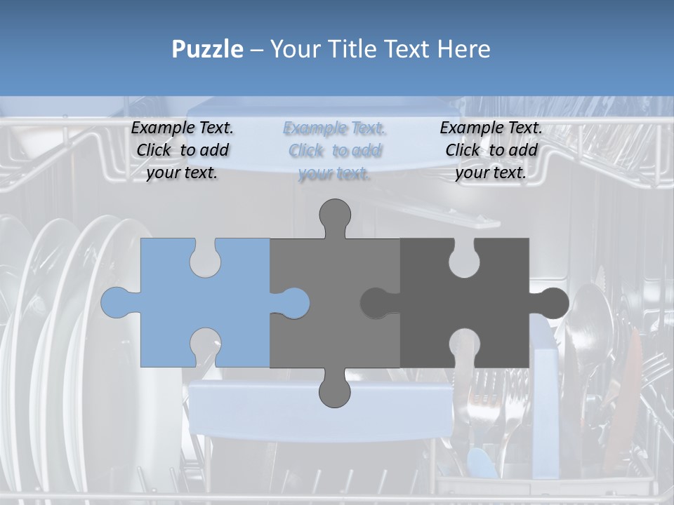 Cups Plates Glasses PowerPoint Template