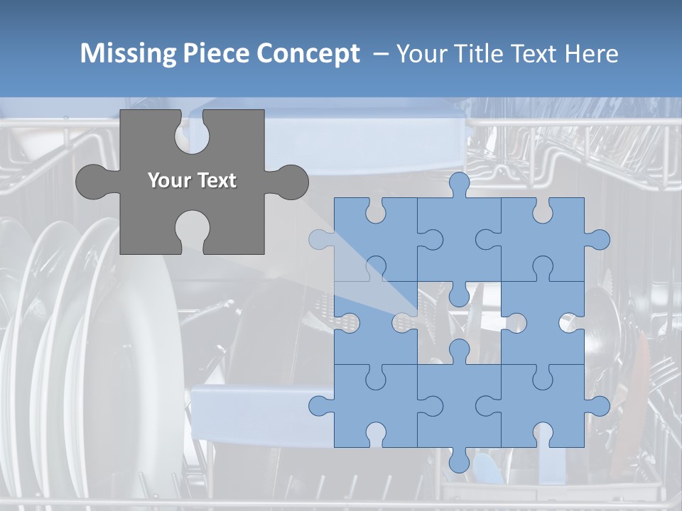 Cups Plates Glasses PowerPoint Template