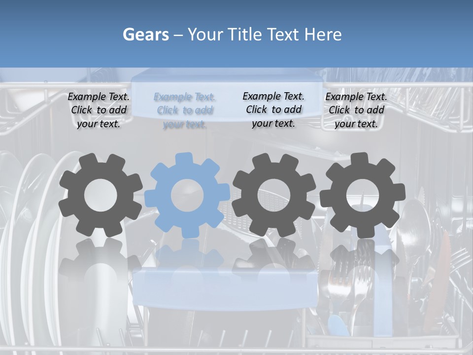 Cups Plates Glasses PowerPoint Template