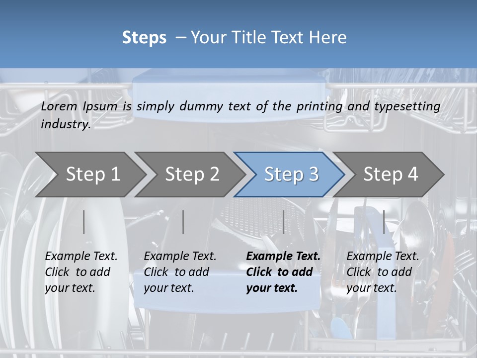 Cups Plates Glasses PowerPoint Template