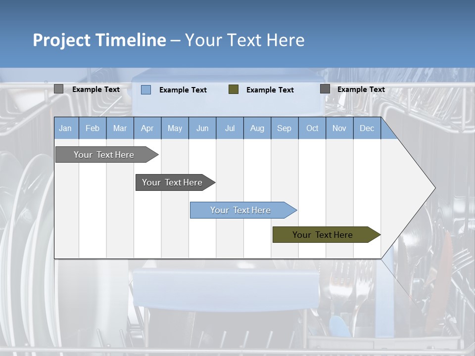 Cups Plates Glasses PowerPoint Template
