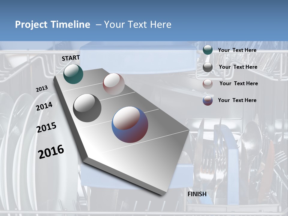 Cups Plates Glasses PowerPoint Template