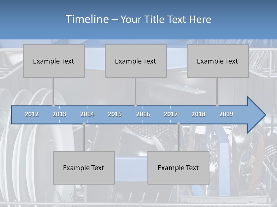 Cups Plates Glasses PowerPoint Template