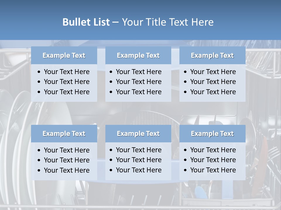 Cups Plates Glasses PowerPoint Template