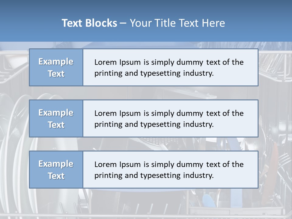 Cups Plates Glasses PowerPoint Template