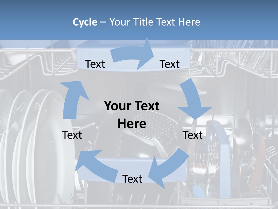 Cups Plates Glasses PowerPoint Template