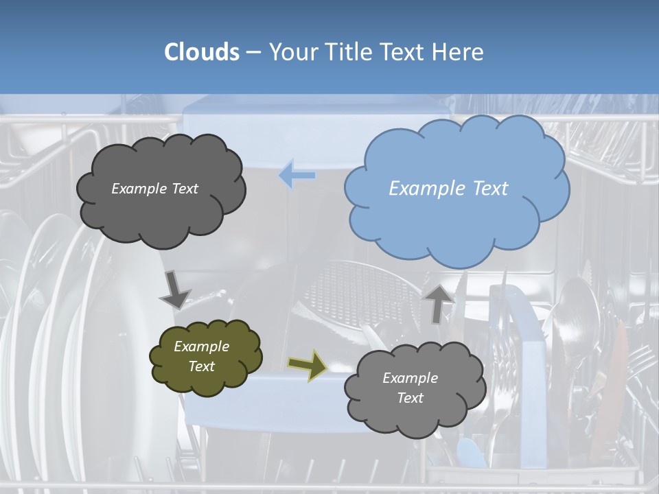 Cups Plates Glasses PowerPoint Template