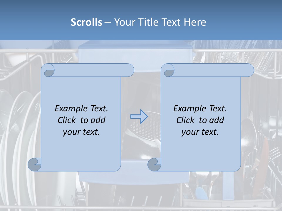 Cups Plates Glasses PowerPoint Template