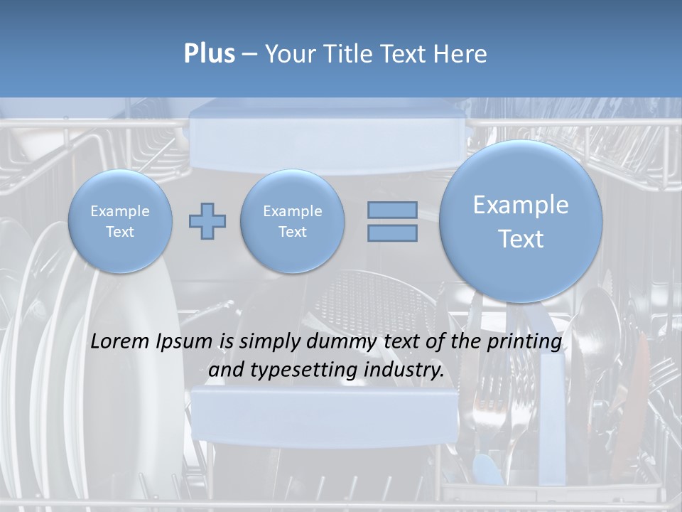 Cups Plates Glasses PowerPoint Template