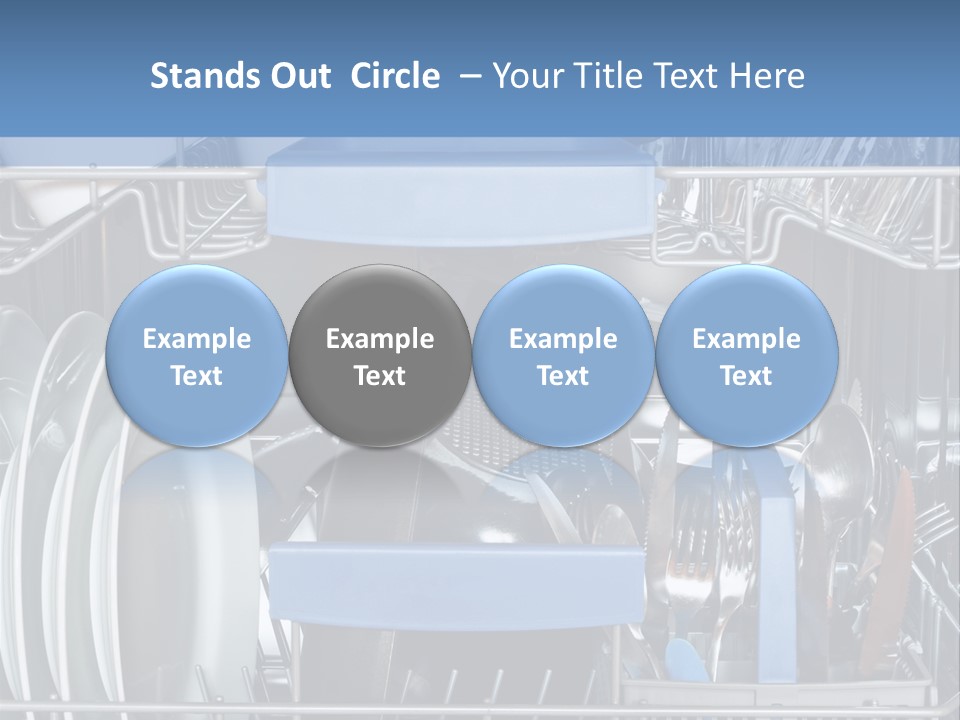 Cups Plates Glasses PowerPoint Template
