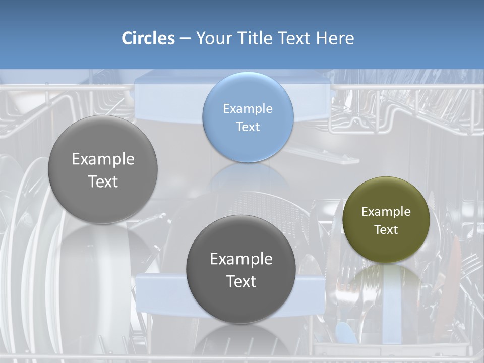 Cups Plates Glasses PowerPoint Template