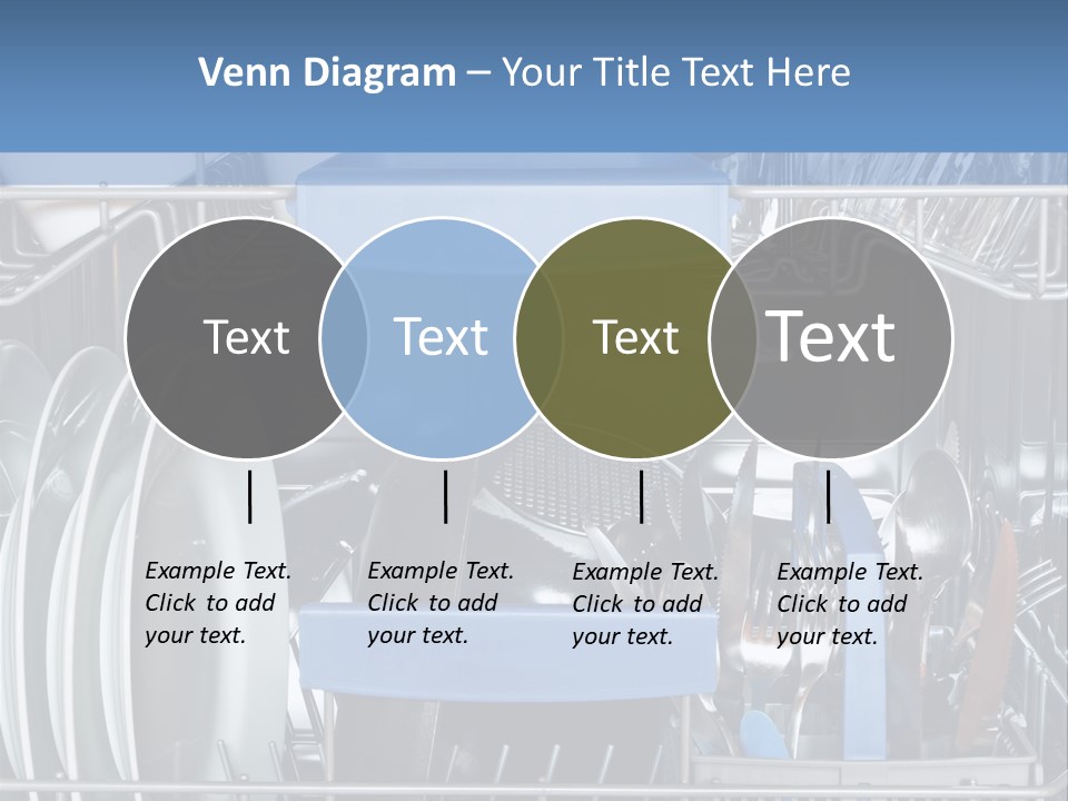 Cups Plates Glasses PowerPoint Template