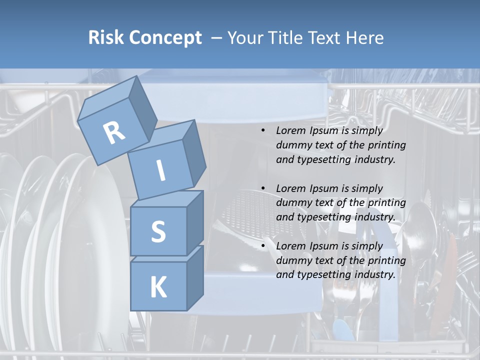 Cups Plates Glasses PowerPoint Template