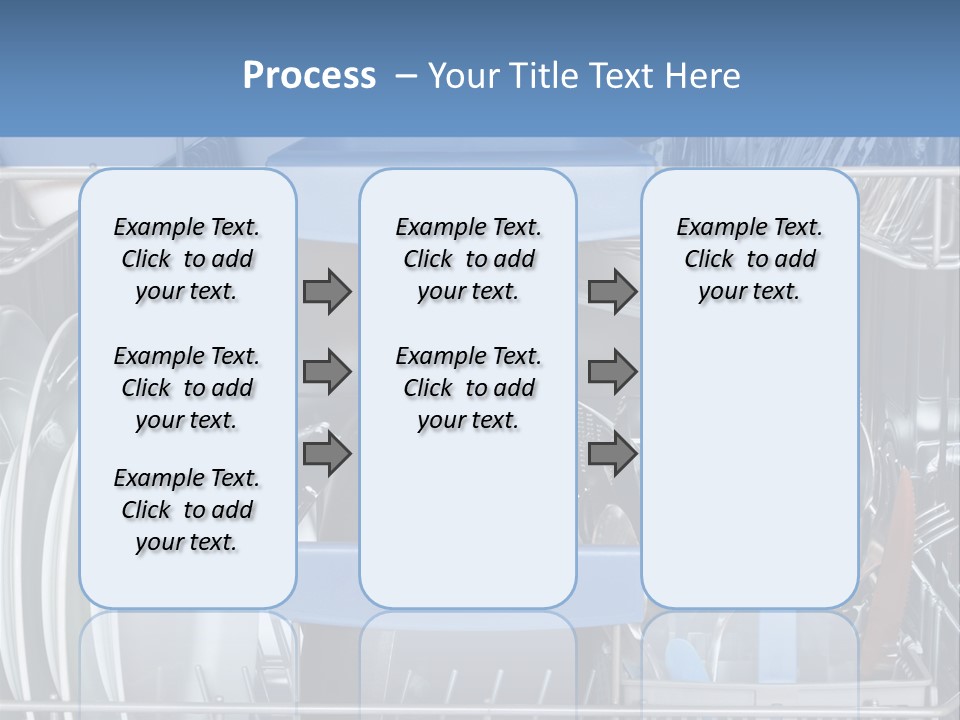 Cups Plates Glasses PowerPoint Template