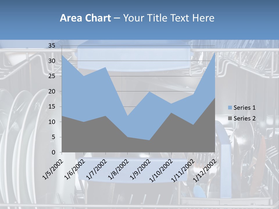 Cups Plates Glasses PowerPoint Template