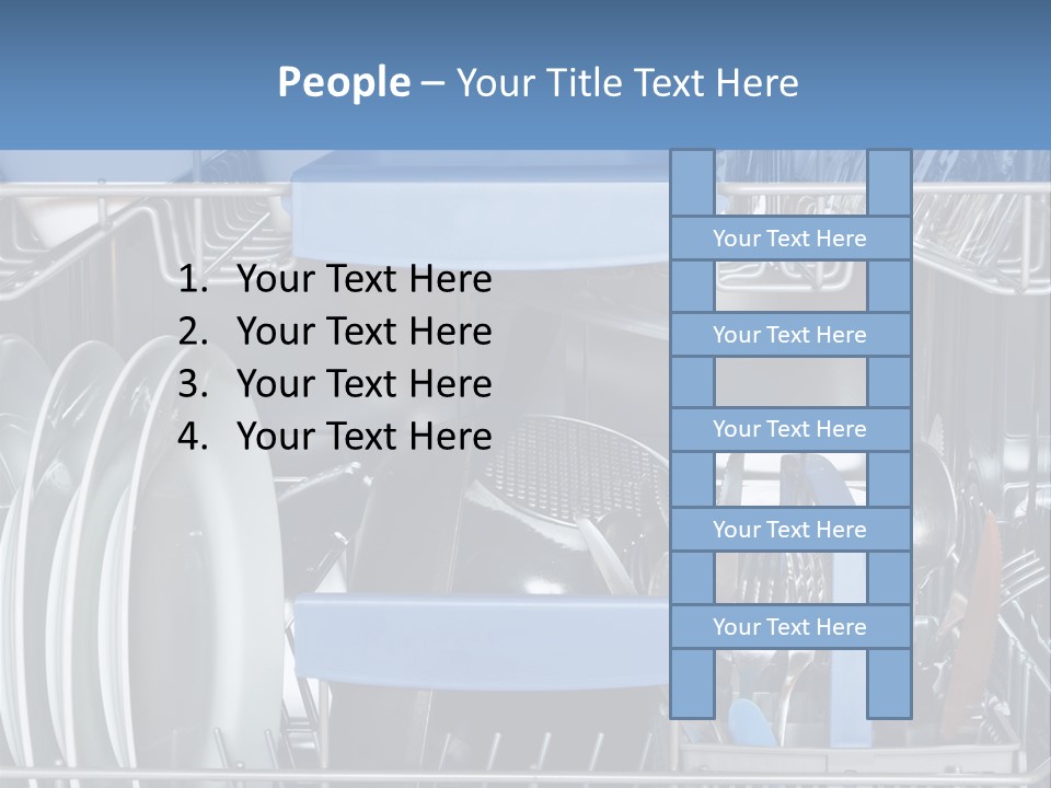 Cups Plates Glasses PowerPoint Template
