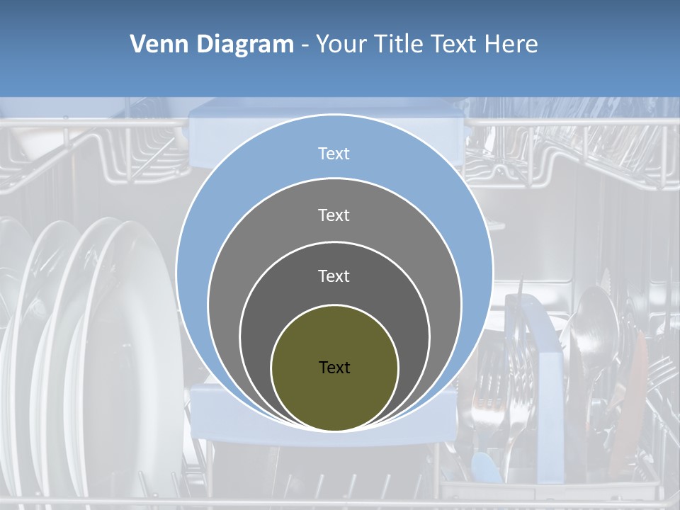 Cups Plates Glasses PowerPoint Template